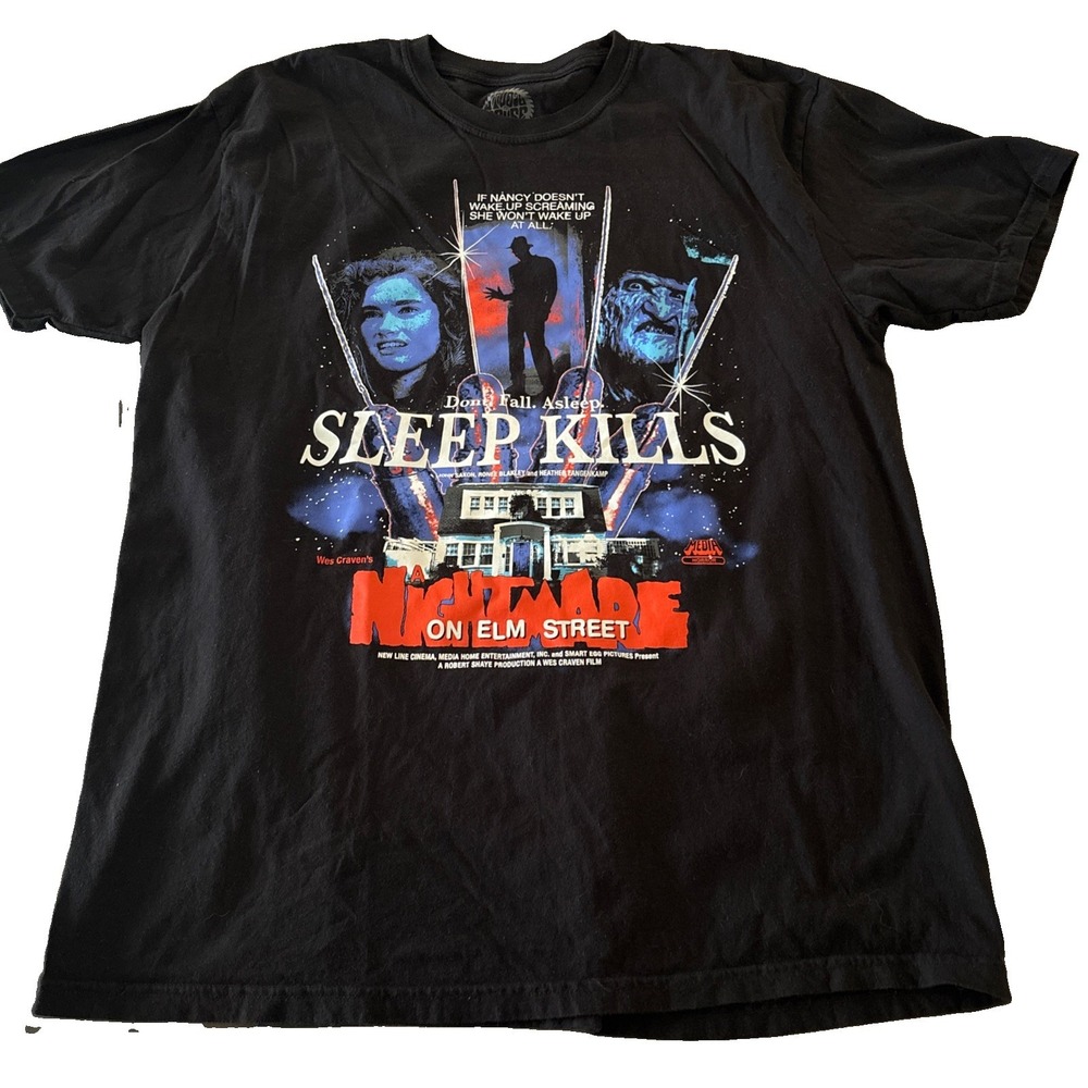 A Nightmare On Elm Street Studio House Designs Mens T-shirt Size XL Horror